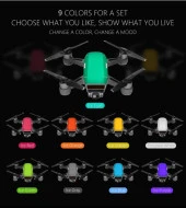 DJI SPARK Su Geçirmez Koruyucu Sticker Çıkartma Ice Red - 7