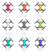 DJI SPARK Su Geçirmez Koruyucu Sticker Çıkartma Ice Golden thumbnail 11