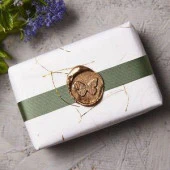 Retro Mektup Mühürü Damga For You + 30 Adet Mühür Mumu + Eritme Kaşığı - 11