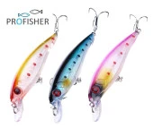 PROFISHER 3 Renk Set 2 Kanca Sahte Balık Yem 13,4 gr 11 cm Luadot thumbnail 2