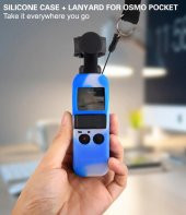 Dji Osmo Pocket İçin Renkli Silikon Koruyucu Kılıf Buyun Askılı Kordon thumbnail 2