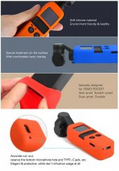 Dji Osmo Pocket İçin Renkli Silikon Koruyucu Kılıf Buyun Askılı Kordon thumbnail 12