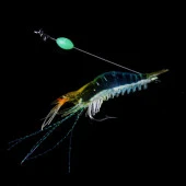 PROFISHER Silikon Yapay Fosforlu Karides Sahte Yem (D) Turkuaz thumbnail 2