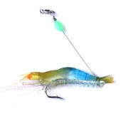 PROFISHER Silikon Yapay Fosforlu Karides Sahte Yem (D) Turkuaz thumbnail 3