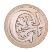 Retro Mektup Mühürü Damga C Harfi + 30 Adet Mühür Mumu + Eritme Kaşığı thumbnail 2