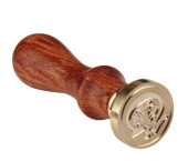 Retro Mektup Mühürü Damga C Harfi + 30 Adet Mühür Mumu + Eritme Kaşığı thumbnail 3