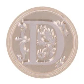 Retro Mektup Mühürü Damga D Harfi + 30 Adet Mühür Mumu + Eritme Kaşığı thumbnail 2