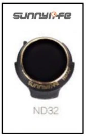 DJI Mavic Pro Platinum Kamera İçin Kızaklı Upgrade Versiyon Optik Lens Filtre ND32 thumbnail 2