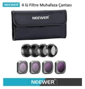 DJI Dron Lensleri İçin 4 Cepli Taşıma ve Muhafaza Çantası Çizilmelere Karşı Koruma thumbnail 4