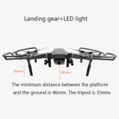 DJI Mavic 2 zoom Yükseltilmiş İniş Takımı + Gece Uçuş Fener Set thumbnail 3