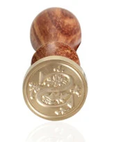 Retro Mektup Mühürü Damga S Harfi + 30 Adet Mühür Mumu + Eritme Kaşığı thumbnail 3