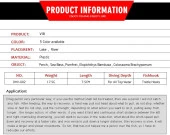 PROFISHER Sert Yapay Kurşunlu Yassı Balık Yem D Color - 6