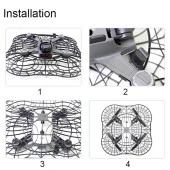 DJI Spark Pervane Kafesi Tam Gövde Koruma 45g Kaza Kırım Önleme thumbnail 9