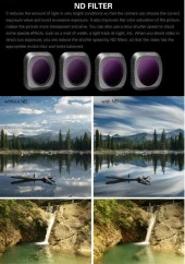 DJI Mavic 2 Pro Kamera Lens Filtresi 3 lü Set ND4 ND8 ND16 - 11
