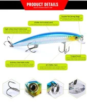 YEM 13cm 13,9gr ÇİFT KARBON ÇELİK KANCALI thumbnail 6