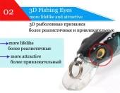 10cm 8,37gr ÇİFT KARBON ÇELİK KANCALI YEM - 8