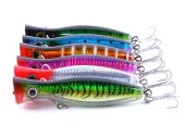 PROFISHER Ton Akya Sert Popper Sahte Yem 43 gr 13 cm Yeşil Sarı - 8