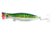 PROFISHER Ton Akya Sert Popper Sahte Yem 43 gr 13 cm Yeşil Gold - 2