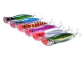 PROFISHER Ton Akya Sert Popper Sahte Yem 43 gr 13 cm Yeşil Gold - 9