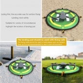 DJI Inspıre Evrensel 50 cm Güvenli İniş Pedi Su Geçirmez Helipad thumbnail 6