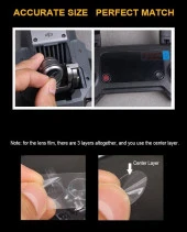 Dji Mavic Pro HD 3x Kamera Lens Koruyucu Film 2x Kumanda Ekran Organik Cam Filmi thumbnail 7