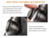 DJI Mavic Pro Alpine White Kamera Lens İçin ND4 Filtre Nötr Yoğunluk - 7