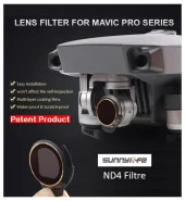 Dji Mavic Pro Kamera İçin Kızaklı Upgrade Versiyon Optik Lens Filtre ND4 - 1