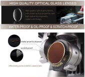 Dji Mavic Pro Kamera İçin Kızaklı Upgrade Versiyon Optik Lens Filtre ND4 - 9