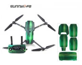 DJI Mavic Pro Platinum için Green Wood Su Geçirmez PVC Cilt Çıkartma Seti thumbnail 1