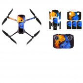 DJI Mavic Air 2 PVC Etiket Koruyucu Film Gövde Kol Kumanda Pil thumbnail 8