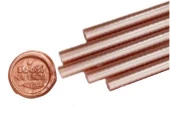 Mühür Mumu Çubuk Sıcak Tutkal 7mm x 20cm 6 lı Metalik Rose Gold thumbnail 1