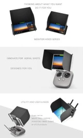 DJI Mavic Air için Monitör Güneş Gölgelik PGYTECH L168 thumbnail 2