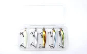 PROFISHER 5 li Set Sert Yapay Balık Yem 3.5g 5 cm Bölmeli Kutu İçinde - 1