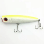 PROFISHER Fosforlu Yüzey Sert Yapay Yem 34 gr 12 cm White-Florecent thumbnail 2