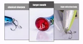 PROFISHER Lüfer Ton Akya Sert Popper Yapay Yem 40 gr 12,5 cm Yüzey - 4
