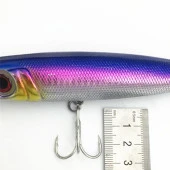 PROFISHER Fosforlu Yüzey Sert Yapay Yem 34 gr 12 cm White-Florecent thumbnail 3