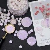 Mühür Mumu 100 Davetiye İçin 300 Boncuk Model 101 Sedef Kırmızı thumbnail 7