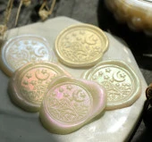 Mühür Mumu 100 Davetiye İçin 300 Boncuk Model107 Sedef Karma Renk thumbnail 2