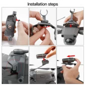 DJI Mavic 2 Pro/Zoom  Gece Navigasyon Led Far Işık Kiti Çok Fonksiyonlu Montaj Dirseği - 8
