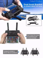 DJI Mavic Pro Çift-kanca Dirsek Toka Askı İpi Kumanda Telefon Tutucu thumbnail 2