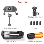 DJI Mavic 2 Pro İçin Gece Uçuş Zoomlu Fener Üst Lamba 360° Dönüş thumbnail 2