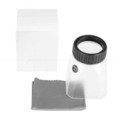 15X Silindir Tipi Cup Büyüteç Masaüstü 45mm Akrilik Lens - 1