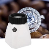 15X Silindir Tipi Cup Büyüteç Masaüstü 45mm Akrilik Lens - 3