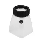 15X Silindir Tipi Cup Büyüteç Masaüstü 45mm Akrilik Lens - 7