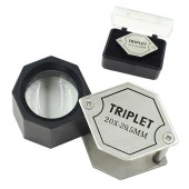 20X Katlanır Büyüteç 20.5mm Optik Cam Lens Metal Kasa - 1