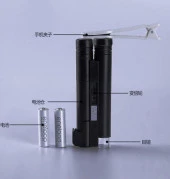 Büyüteç Mikroskop 120X Cep Telefonu Klipsli Deri Çanta Lüks Kutu - 3