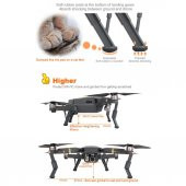 DJI Mavic Alpen white Yükşeltilmiş Stabilizör Şok Emici Güvenli İniş Ayağı thumbnail 2