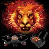 DJI Spark Su Geçirmez Koruyucu Dekoratif Çıkartma Ultra Aslan - 1