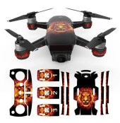 DJI Spark Su Geçirmez Koruyucu Dekoratif Çıkartma Ultra Aslan - 2