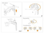 DJI Spark Destek Koruyucu Uzatma İniş Takımı Yükseltilmiş Ayak PGYTECH thumbnail 6
